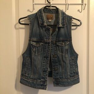 Blue Denim Vest